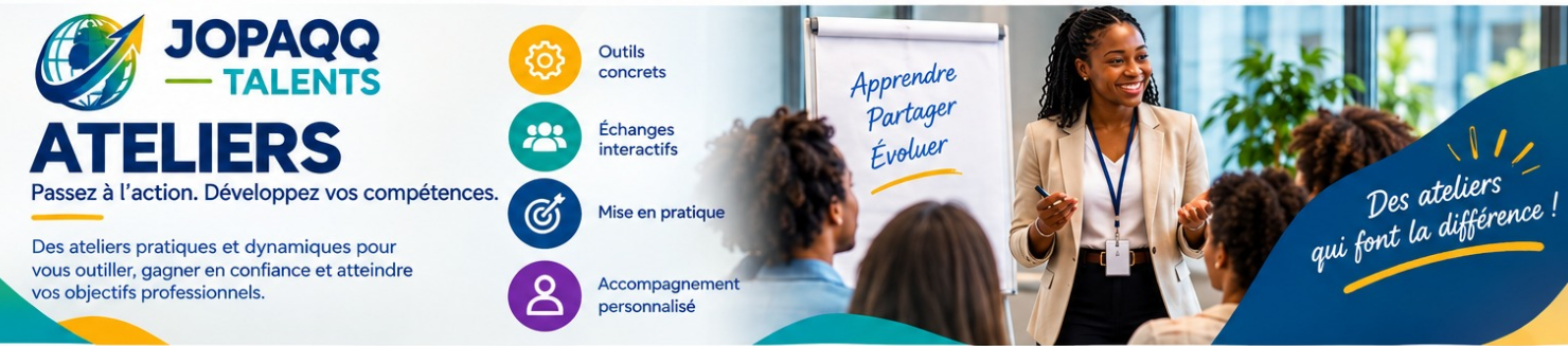 Atelier pratique JOPAQQ TALENTS – accompagnement en petit groupe